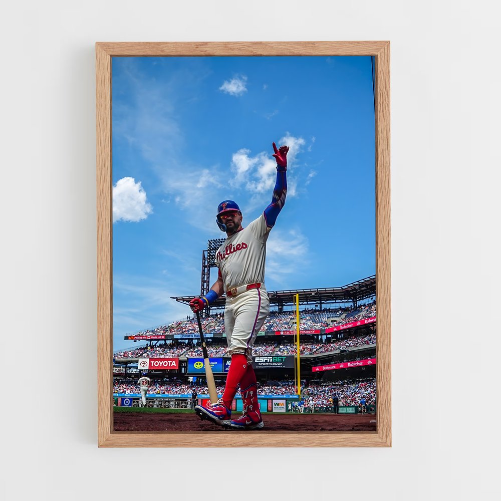 Poster Philadelphia de phillies – affiche Baseball (vue 4)